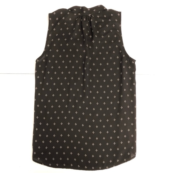 Le Lis Elegant Black Sleeveless Blouse Size S - Picture 5 of 10